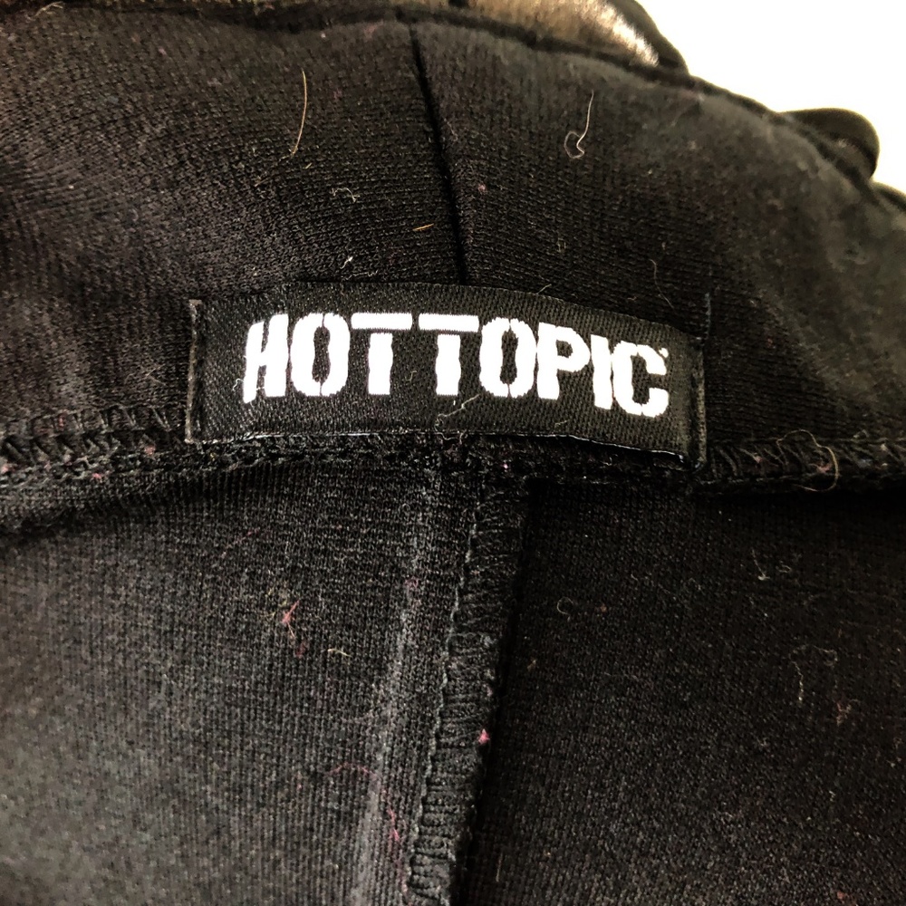 Hot Topic Medium Vest Long Goth Steampunk Black - Picture 2 of 8